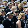 Barack Obama et Michelle Obama ont assisté à une cérémonie hommage aux victimes de la tuerie de Navy Yard, le 22 septmbre 2013 à Washington. Le couple a réconforté les familles et le président a délivré un discours.