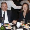 Richard et Cécilia Attias lors d'un grand dîner organisé par Unitaid à la Cité du Cinéma de Luc Besson à Saint-Denis, mercredi 22 mai.