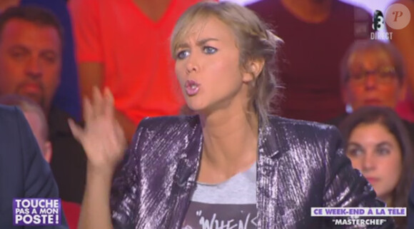 Enora Malagré dans l'émission Touche pas à mon poste (D8). Le 23 septembre 2013