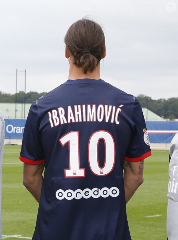 Zlatan Ibrahimovic au Camp des Loges  le 11 septembre 2013
