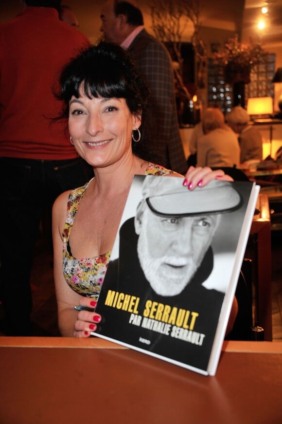 Nathalie Serrault lors du lancement de son livre "Michel Serrault par Nathalie Serrault" au cinéma du Panthéon à Paris le 25 septembre 2013
