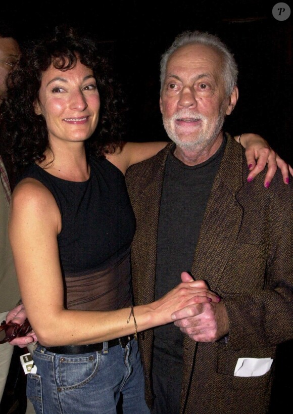 Nathalie et Michel Serrault lors d'une soirée à L'Etoile à Paris le 10 septembre 2002