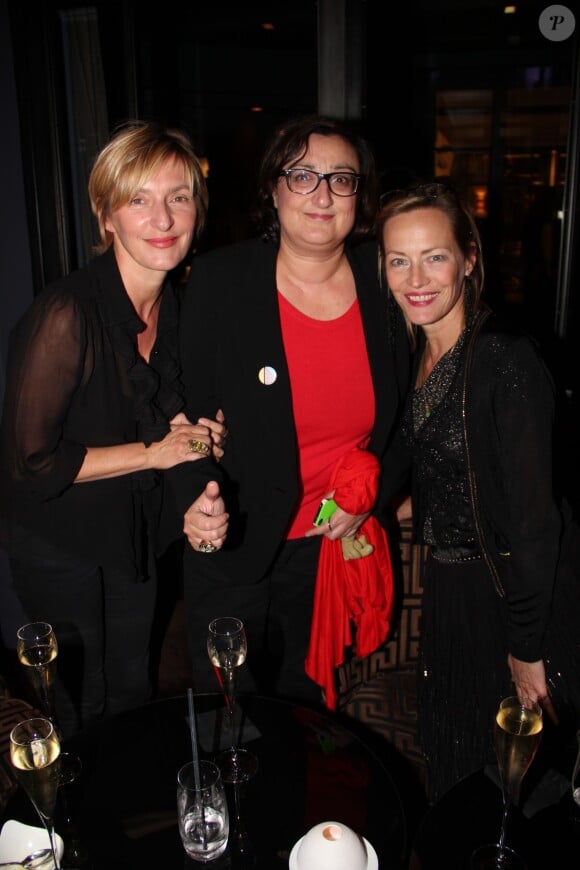 Sophie Mounicot, Catherine Benguigui et Gabrielle Lazure - Inauguration des Instants lyriques à l'hôtel Le Burgundy à Paris le 25 septembre 2013.