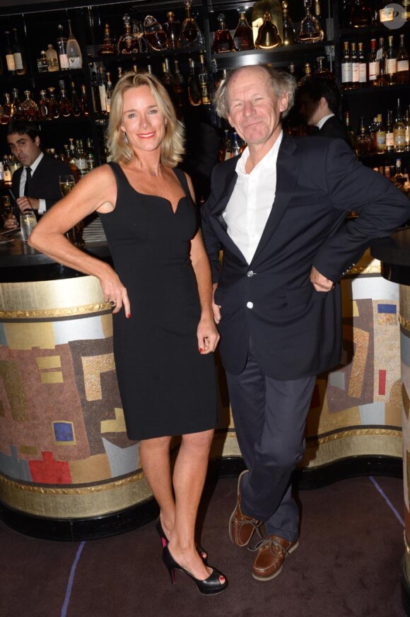 Inauguration des Instants lyriques à l'hôtel Le Burgundy à Paris le 25 septembre 2013. Géraldine Danon et son mari Philippe Poupon