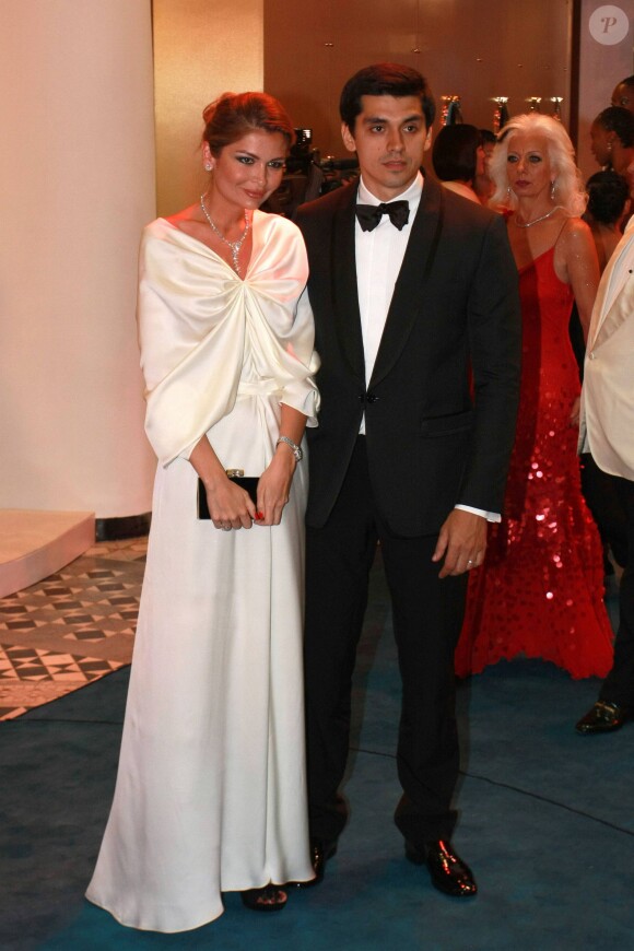 Lola Karimova et son mari Timur Tillaev à Monaco le 30 juillet 2010.