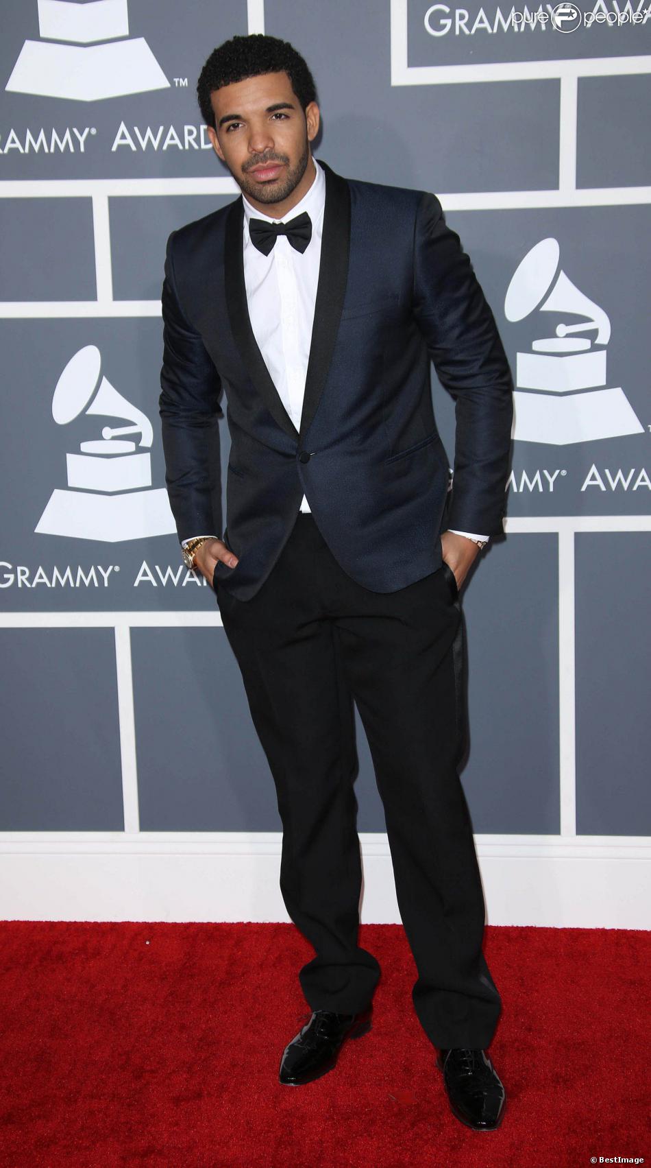 Drake lors de la 55e cérémonie des Grammy Awards à Los Angeles, le 10 février 2013.