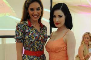 PHOTOS Les sublimes Dita von Teese et Kelly Brook, très très proches.