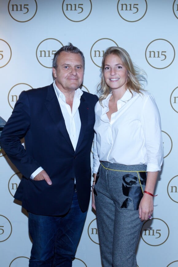 Jean-Charles de Castelbajac et Julie Bruère au lancement de la collection capsule Wild Puzzle pour la boutique N15 à Paris. Le 26 septembre 2013