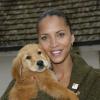 Noémie Lenoir marraine de la défération françaises des chiens guides d'aveugles, le dimanche 29 septembre 2013 à Paris.