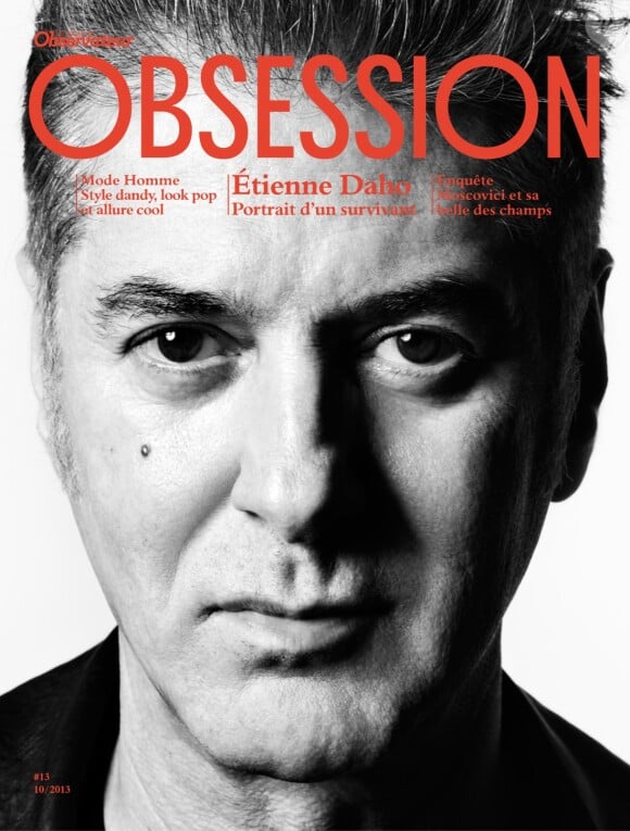 Etienne Daho photographié par Hedi Slimane pour "Obsession", septembre 2013.