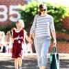 Jennifer Garner est allée chercher sa fille Violet à la fin de son match de basketball à Pacific Palisades. Le 29 septembre 2013.