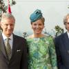 Le roi Philippe et son épouse la reine Mathilde de Belgique étaient en visite à Anvers le 27 septembre 2013 dans le cadre de leur tournée ''Joyeuses entrées''.