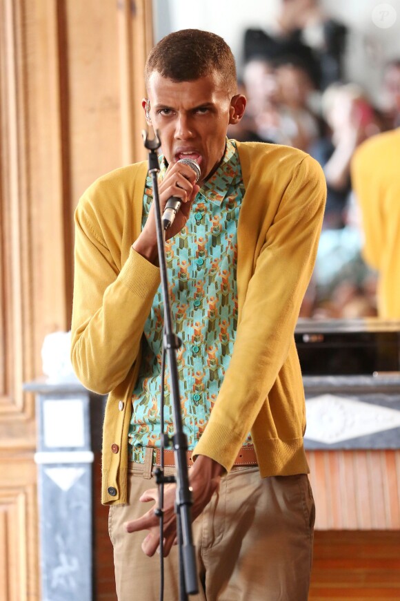 Stromae lors de la 2eme édition du W9 Home Festival à Paris. Le 28 septembre 2013.