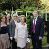 Mireille Darc et Bernadette Chirac - Lancement de l'opération + de vie à l'hôpital Sainte-Périne et son beau jardin, situé dans le 16e arrondissement de Paris.