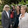 Bernadette Chirac et Mireille Darc - Lancement de l'opération + de vie à l'hôpital Sainte-Périne et son beau jardin, situé dans le 16e arrondissement de Paris.