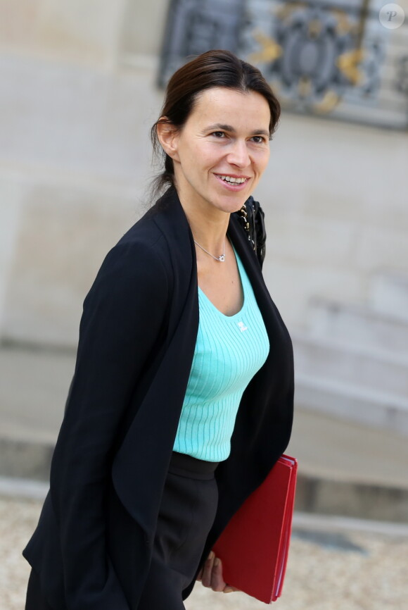Aurelie Filippetti lors du Conseil des ministres à l'Elysée le 2 octobre 2013.