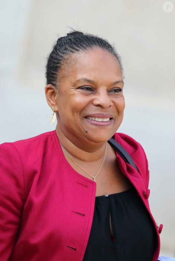 Christiane Taubira lors du Conseil des ministres à l'Elysée le 2 octobre 2013.