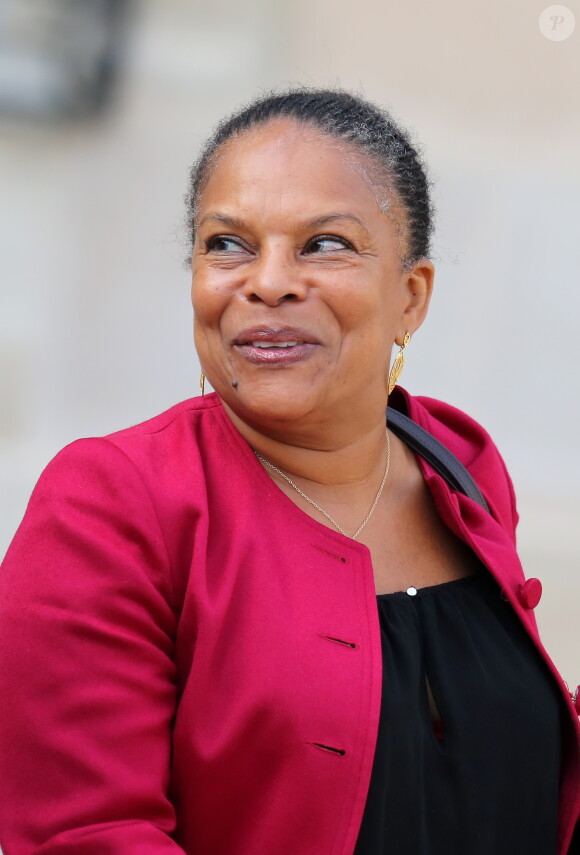 Christiane Taubira lors du Conseil des ministres à l'Elysée le 2 octobre 2013.
