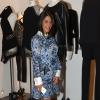 Ayem Nour lors de la présentation de la nouvelle collection d'Anthony Vaccarello à la boutique Montaigne Market pendant la Fashion Week de Paris, le 1er octobre 2013