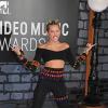 Miley Cyrus sur le tapis rouge des MTV Video Music Awards à New York, le 25 août 2013.