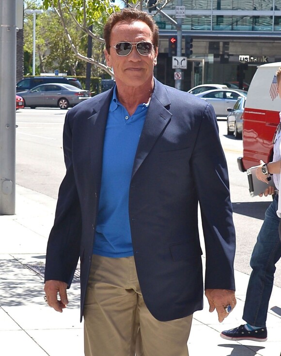 Arnold Schwarzenegger à Beverly Hills, le 10 avril 2013.