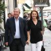Richard et Cécilia Attias à Paris le 27 septembre 2011.