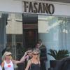 Goldie Hawn quitte l'hôtel Fasano à Rio de Janeiro, le 1er octobre 2013.
