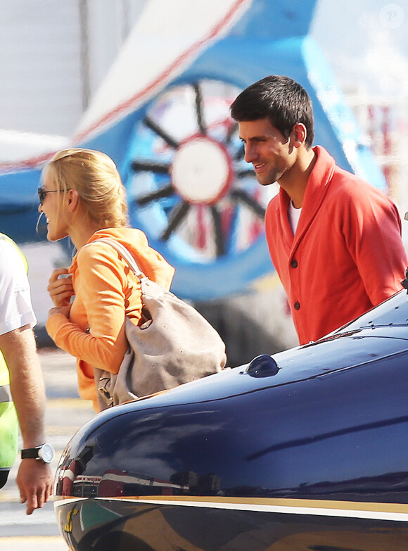 Le 24 septembre 2013, de retour à Monaco après une soirée de fiançailles au Couvent des Minimes dans le Lubéron, Novak Djokovic et Jelena Ristic allaient choisir chez le joaillier monégasque de renom Ciaudano les alliances pour leur mariage...