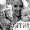 Jessica Simpson pose avec son fils Ace, le 5 octobre 2013.