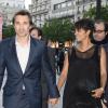 Olivier Martinez et Halle Berry enceinte à Paris le 13 juin 2013.