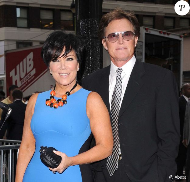 Kris et Bruce Jenner à New York, le 30 avril 2012.