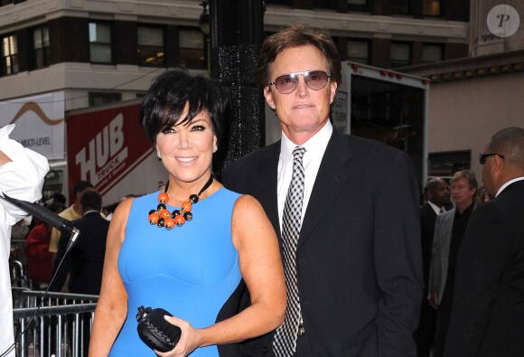Kris et Bruce Jenner à New York, le 30 avril 2012.