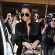 Khloe Kardashian, Kourtney Kardashian et sa fille Penelope vont faire du shopping chez Dash àa West Hollywood, le 25 septembre 2013.