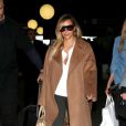 Exclusif - Kim Kardashian arrive à l'aéroport de Roissy CDG, le 02 octobre 2013.