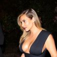 Kim Kardashian arrive à la soirée au pavillon Ledoyen à l'issue de la première du film "Mademoiselle C" à Paris, le 1er octobre 2013.