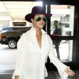 Kourtney Kardashian à l'aéroport de Los Angeles, le 8 octobre 2013.