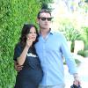 Tammin Sursok (enceinte) et son mari Sean McEwen, à Los Angeles, le 31 mai 2013.