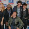 Alison Wheeler, Lucien Jean-Baptiste, José Garcia, Douglas Attal et Solal Forte à la première du film Fonzy au Kinepolis de Lomme, le 10 octobre 2013.