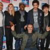 Gérard Hernandez, Alison Wheeler, Lucien Jean-Baptiste, José Garcia, Douglas Attal et Solal Forte à la première du film Fonzy au Kinepolis de Lomme, le 10 octobre 2013.