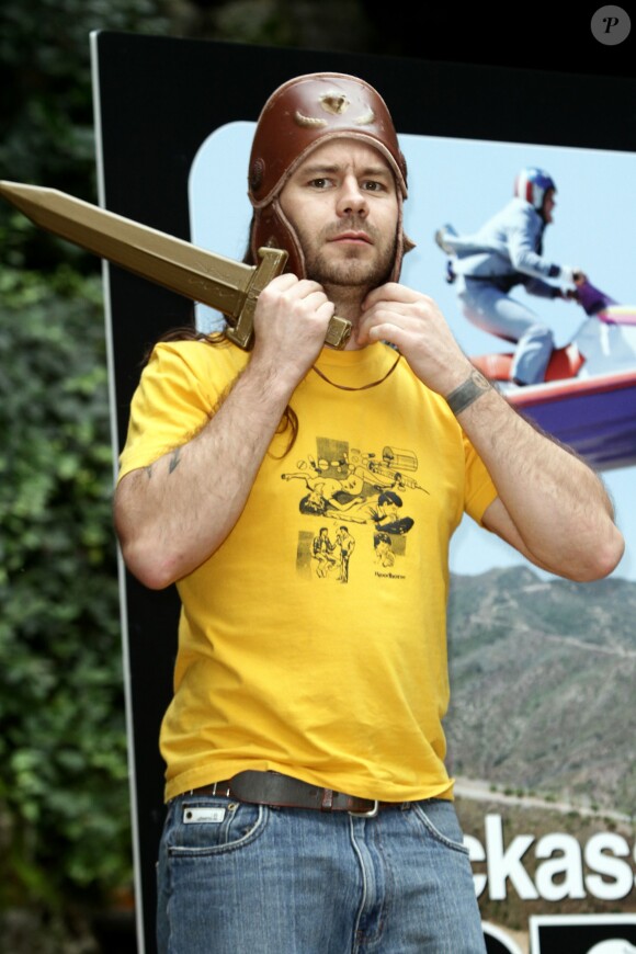 Chris Pontius au photocall du film "Jackass 3D" à Rome, le 1er décembre 2010.