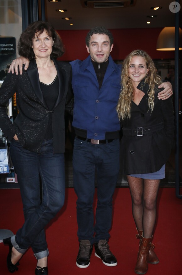 Anne Le Ny, Guillaume Gouix et Fanny Touron, lors de la présentation du film Attila Marcel dans le cadre du Festival des Jeunes réalisateurs de Saint-Jean-de-Luz, le 11 octobre 2013