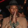 Pharrell Williams en showcase au Club 79 à Paris. Le 27 septembre 2013.