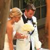 Exclusif : Mariage de Jason Wahler et Ashley Slack au ranch Calamingos à Malibu, le samedi 12 octobre 2013.