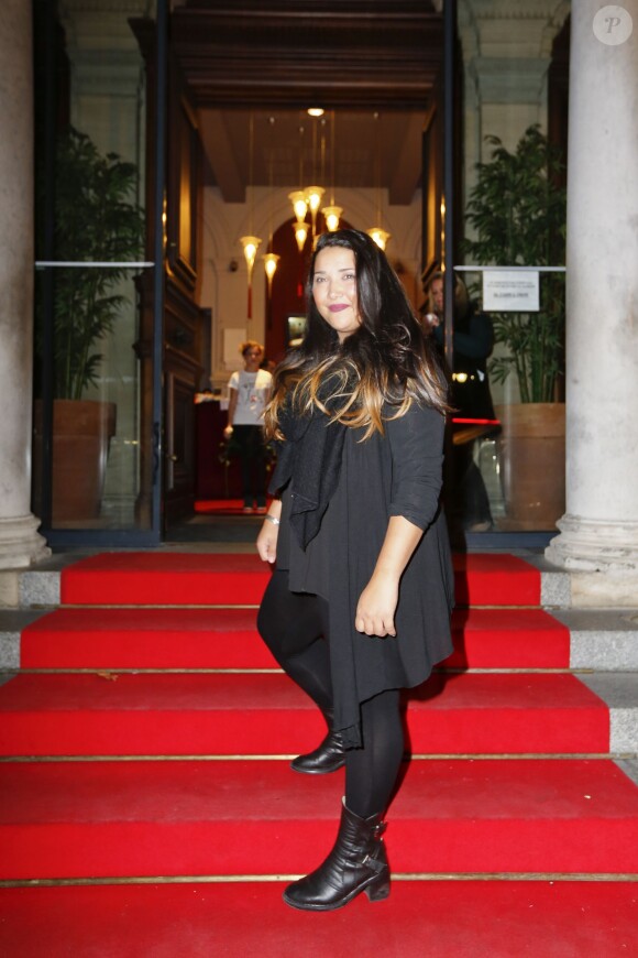 Amalya lors du 20e gala annuel de charité "Faire Face" organisé à l'Opéra d'Avignon, le 12 octobre 2013.