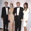 Eric Trump, Ivanka Trump, Donald Trump et Melania Knauss - Soirée "Family Business Dynasties" à New York, le 5 décembre 2012.