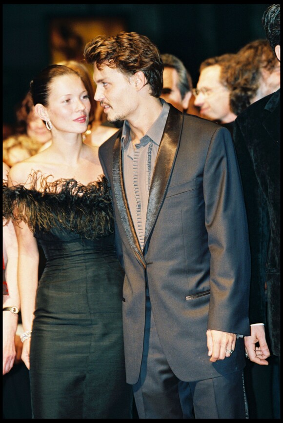 Kate Moss et Johnny Depp en 1998, année de leur rupture