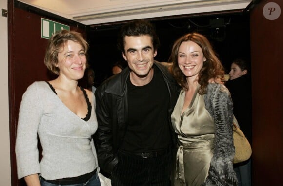 Valéria Bruni-Tedeschi, Raphaël Enthoven et Marine Delterme en 2004.