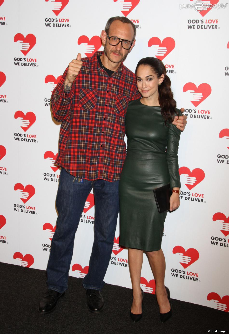Terry Richardson, Audrey Gelman aux Golden Heart Awards à New York, le 16 octobre 2013.