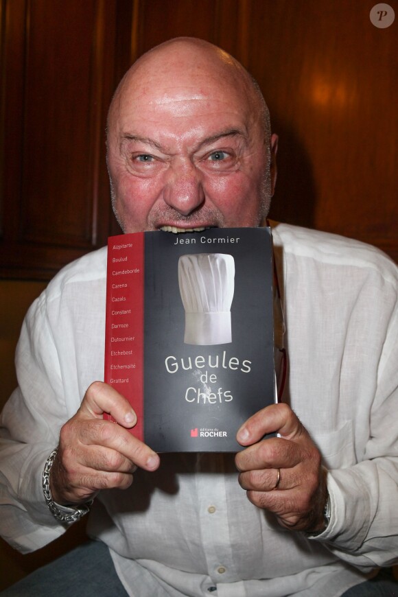 Jean-Pierre Cazals - Soirée pour la sortie du livre de Jean Cormier "Gueules de chefs" à Paris le 15 octobre 2013.