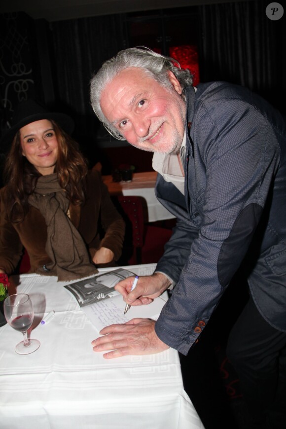 Exclusif - Alain Dutournier - Soirée pour la sortie du livre de Jean Cormier "Gueules de chefs" à Paris le 15 octobre 2013.